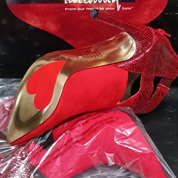 Luichiny Suede and Snake Ankle Boots - Picture 2 of 2